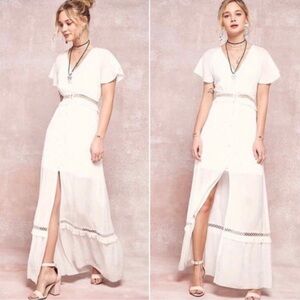 Promesa White Maxi Dress